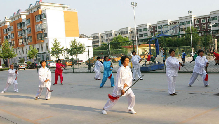 A trip to any public park in China would seem to indicate that the average of traditional martial artists is increasing.  At the same time these individuals may have a greater need for strong social networks and more resources to devote to finding them.