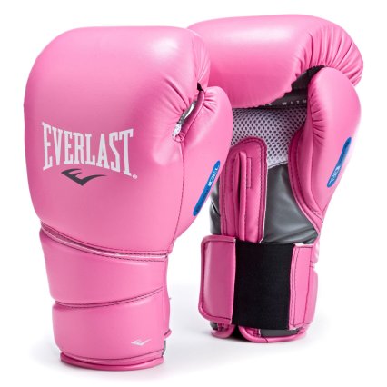The same type of pink boxing gloves favored by my wife.  Source: www.everlast.com