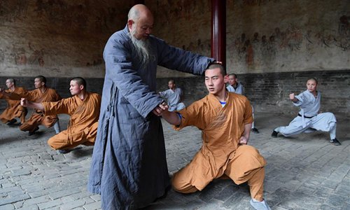 Kung Fu training at the Shaolin Temple. Source: Global Times.